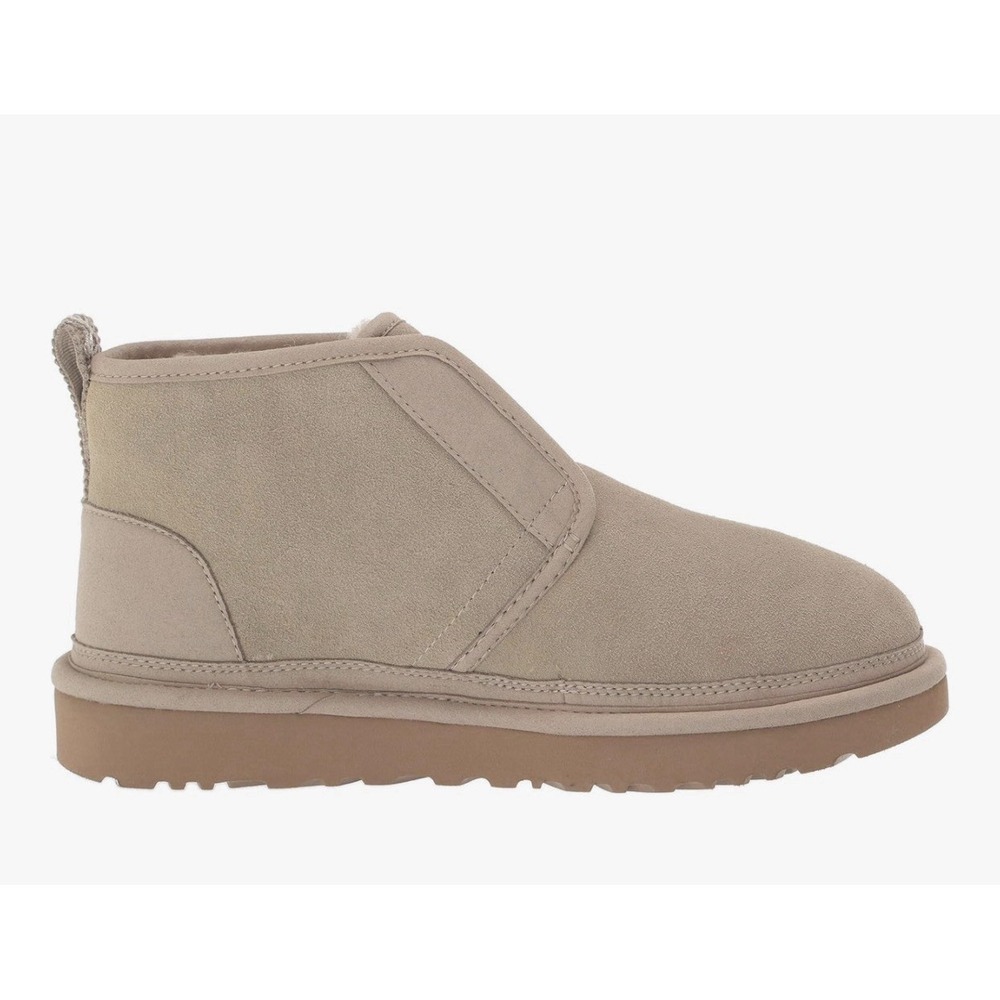 NWIB UGG Neumel Flex Dune Suede Wool Lining Men's Ankle Boots Size US 8/UK 7 NEW